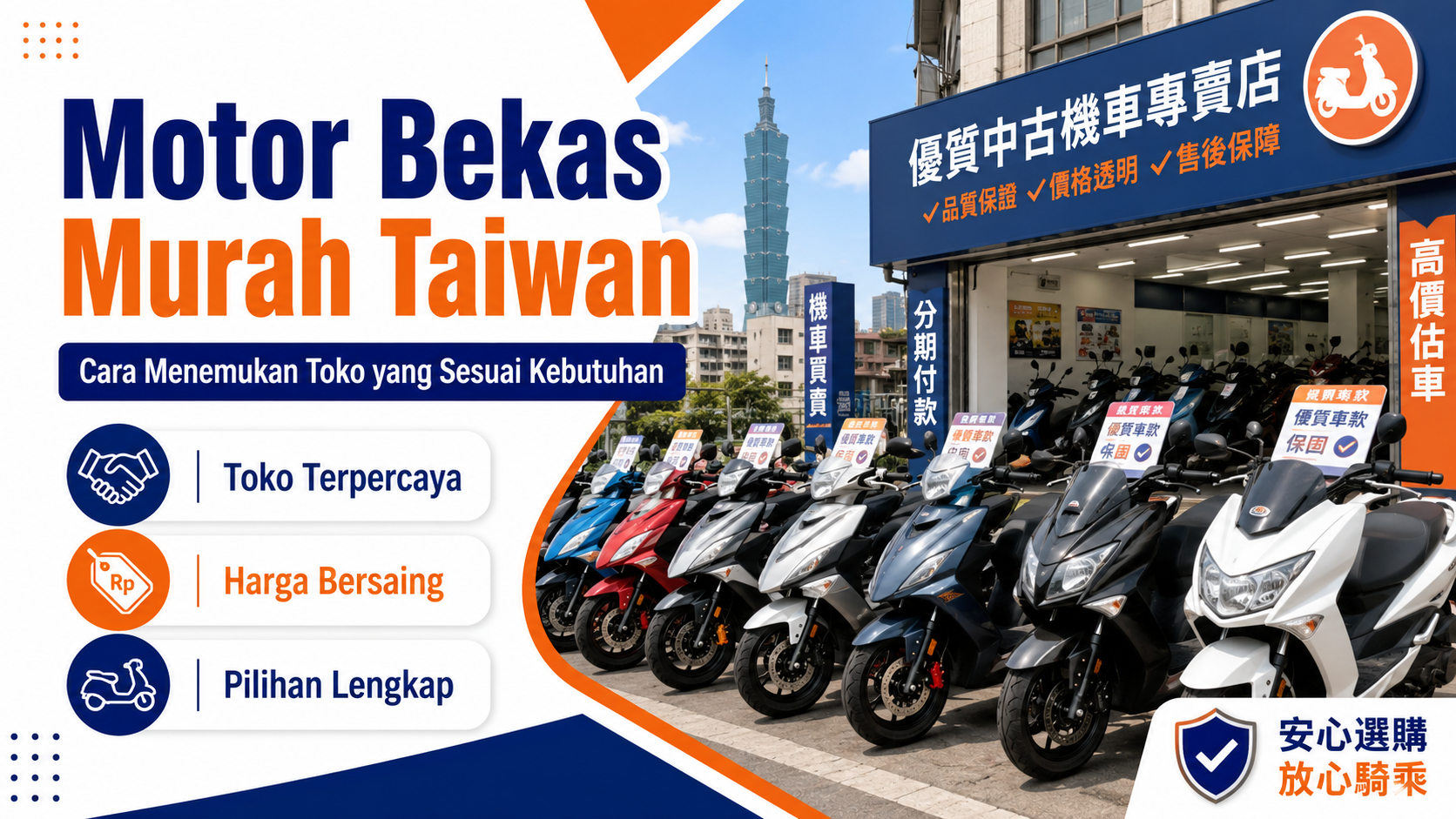 Motor Bekas Murah Taiwan: Cara Menemukan Toko Motor Bekas yang Sesuai Kebutuhan