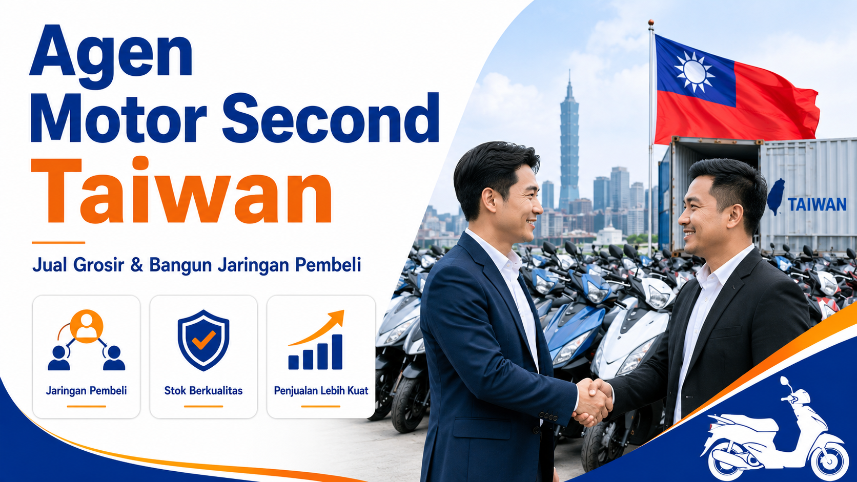 Agen Motor Second Taiwan: Cara Menjual Motor Bekas Grosir dan Membangun Jaringan Pembeli